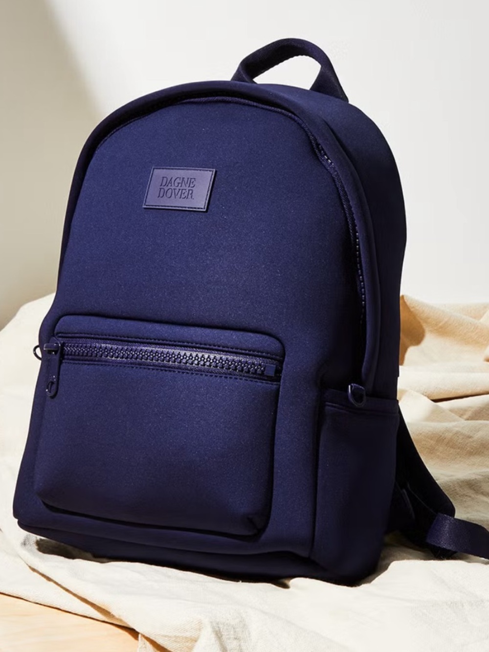 Dagne Dover Dakota Small Neoprene Backpack Navy Blue